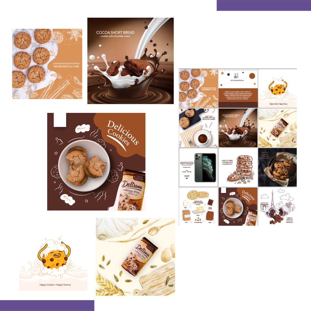 Delisana Cookies Social Media